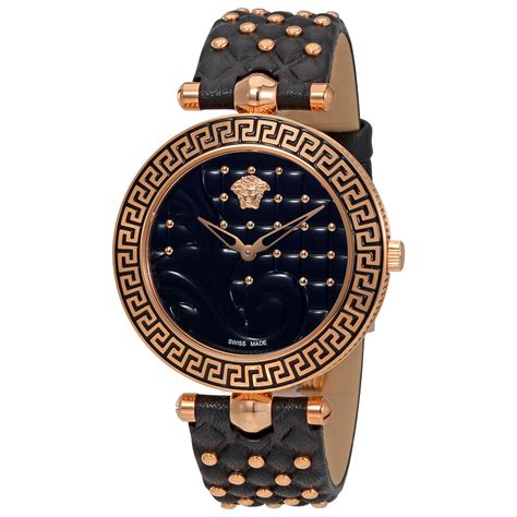 versace vanitas rose gold watch|Versace Vanitas Rose Gold PVD Watch with Black Enamel Dial, .